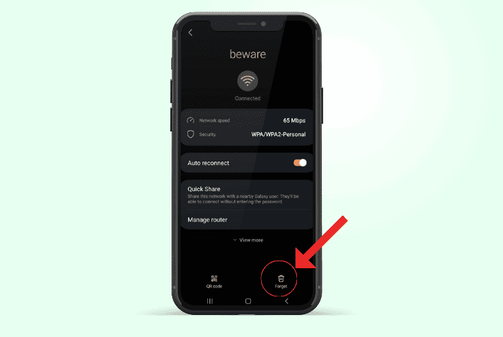 reconnect the device to the wi-fi