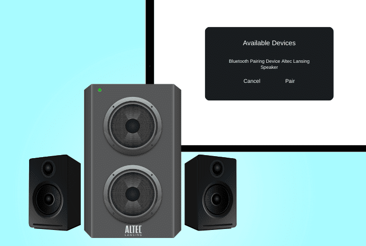 pair your altec speaker correctly