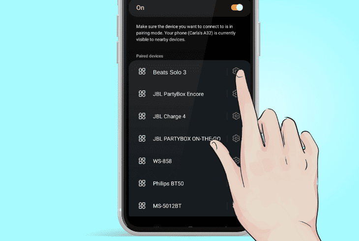 how to pair solo³ with an android