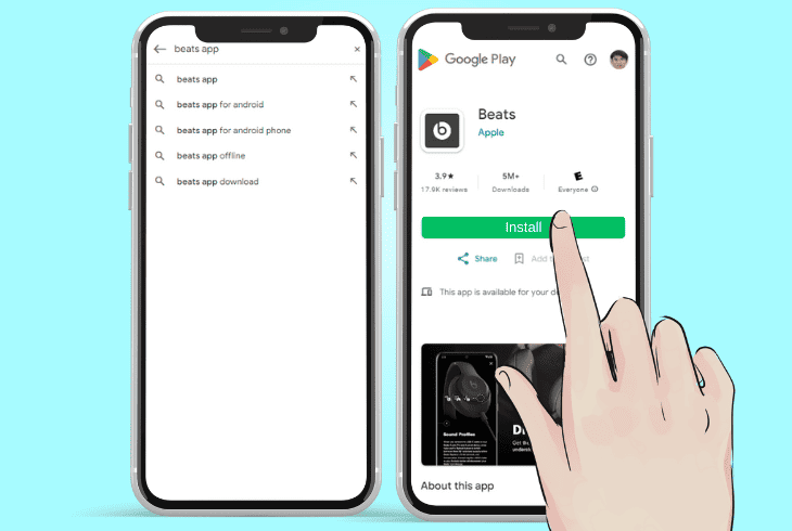 how to track beats solo³ on android