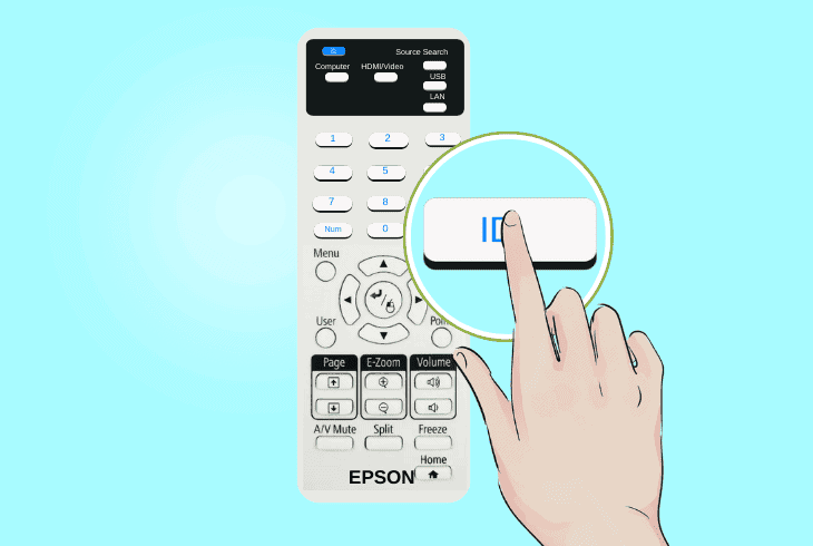 activate epson’s “any projector” feature
