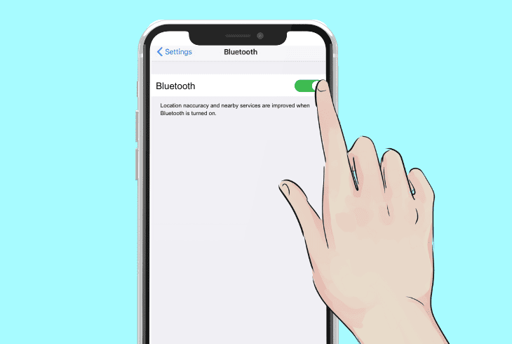 restart “bluetooth” on apple’s ios