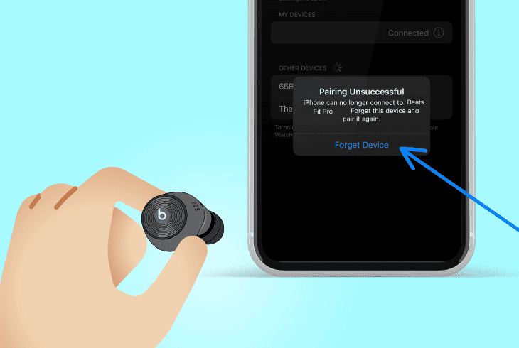 unpair pair beats on apple ios