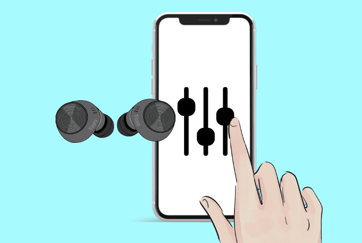 adjust the tozo audio settings