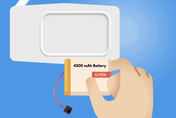 replace the baby monitor’s equipment