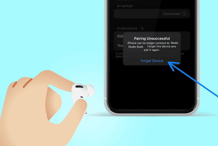 forget and re-pair the beats buds