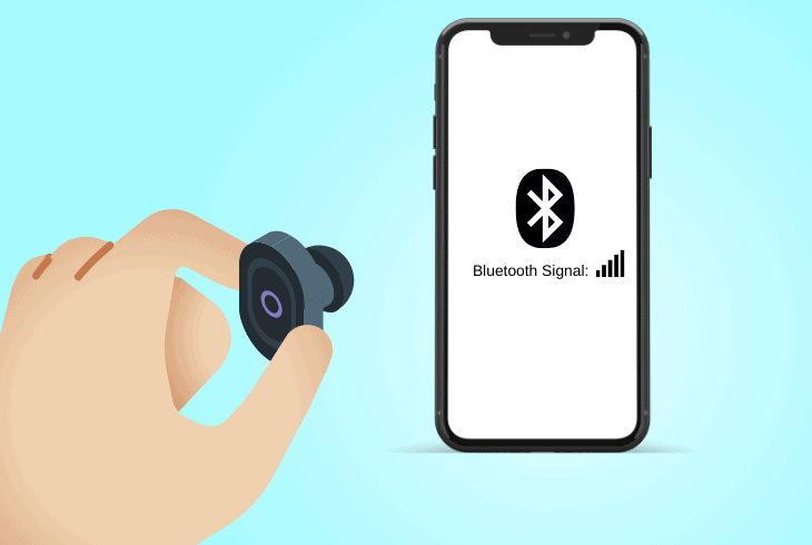 move into bluetooth range