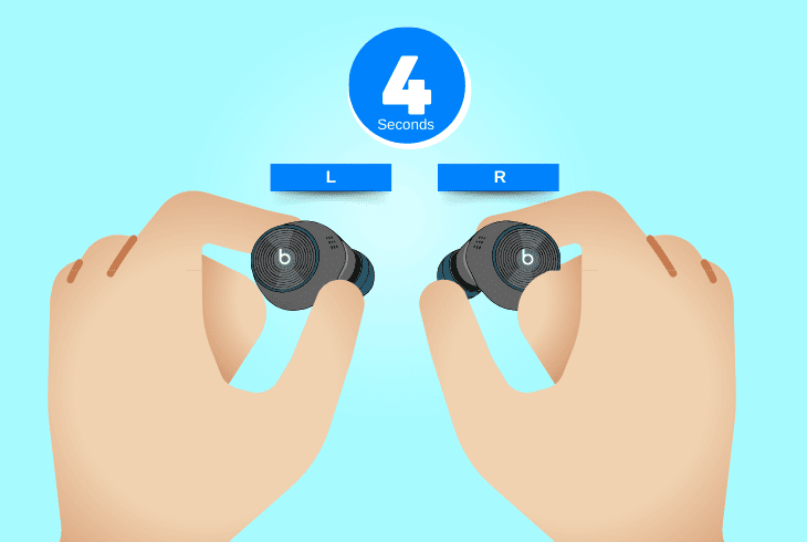hold the “l” & “r” buttons