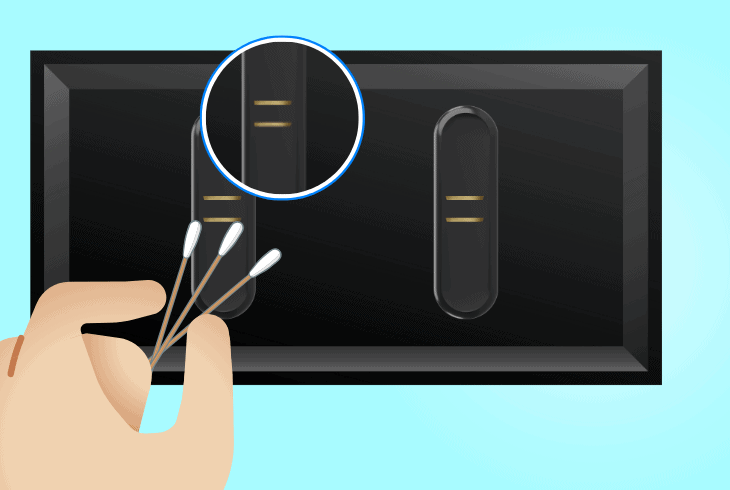 how to clean the charging pins