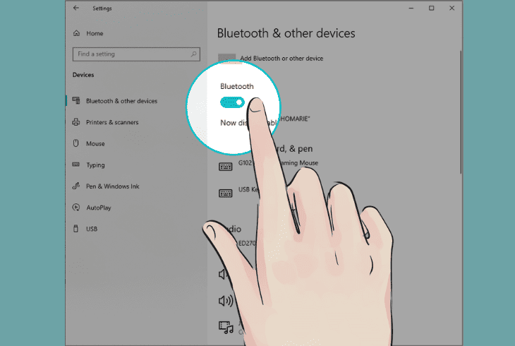 restart bluetooth on a computer