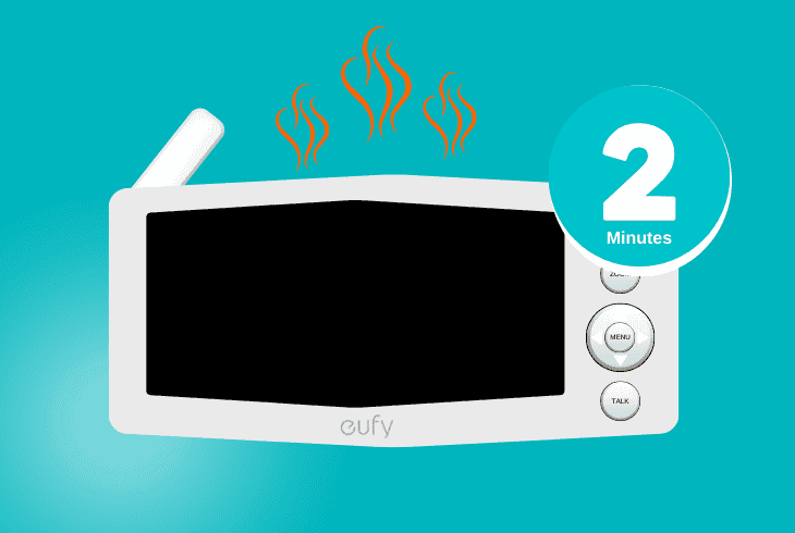 how long does eufy monitor cool down