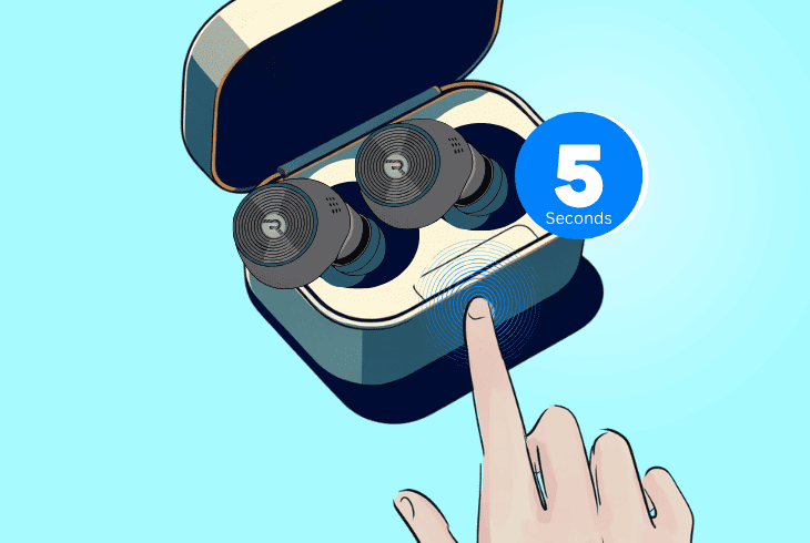 restore the earbuds to defaults