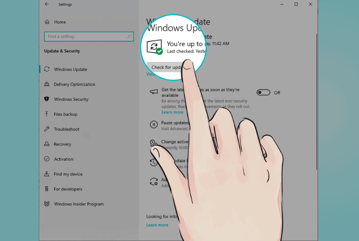 update os version on desktop