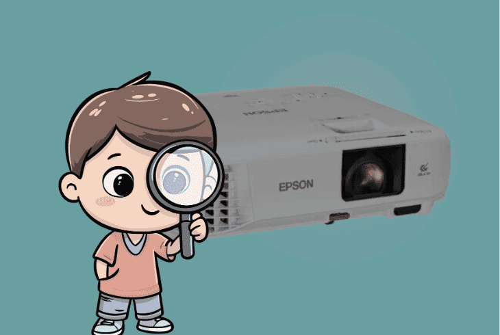 inspect the epson projector unit