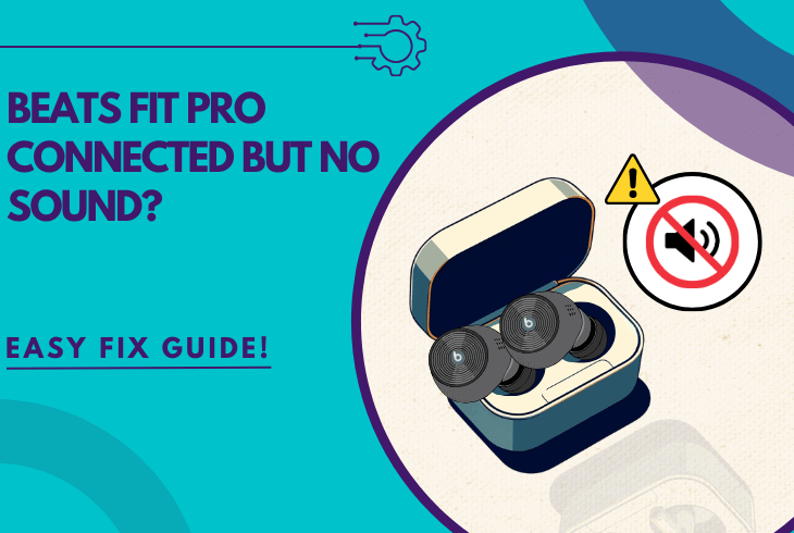 beats fit pro connected but no sound