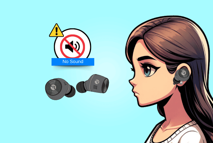 connected raycon earbuds but no sound