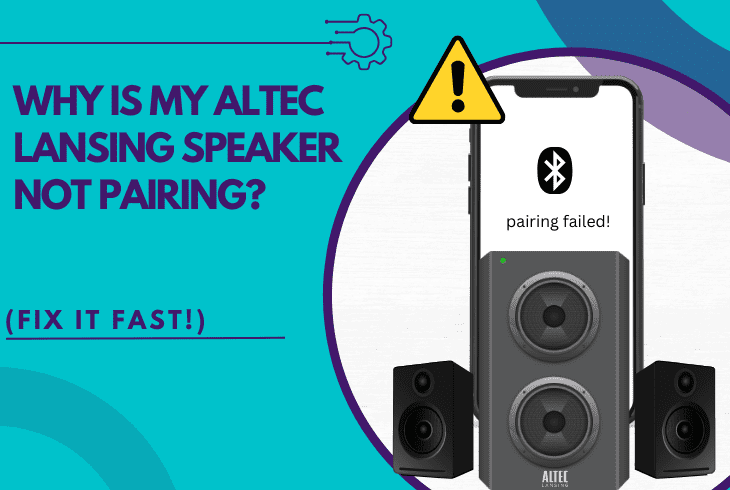 why is my altec lansing speaker not pairing