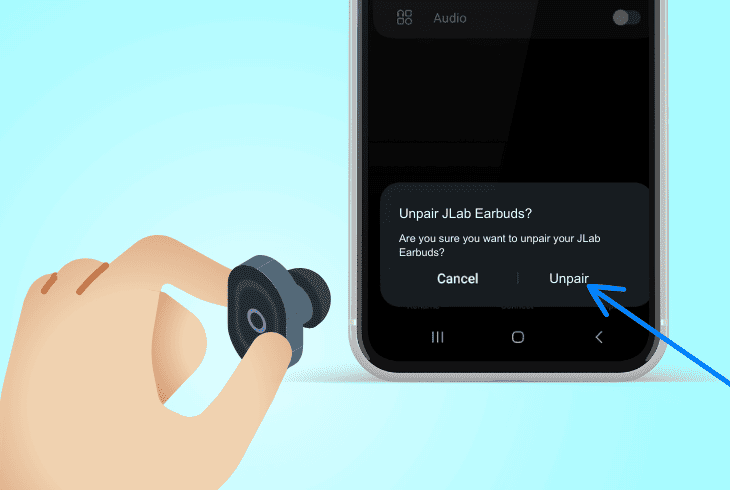 unpair buds from other devices