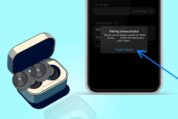 restart beats fit pro’s pairing