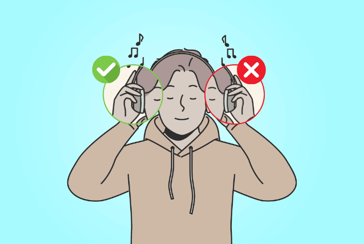 beats solo 3 only playing one ear