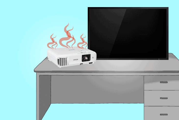 prevent projector overheating