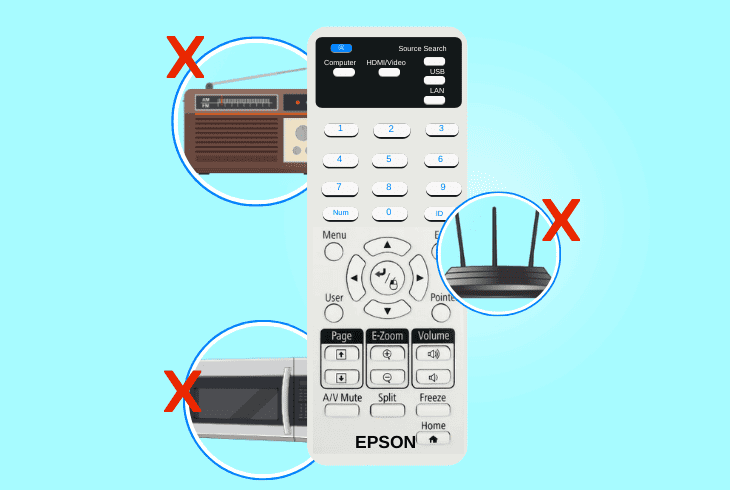 resolve infrared remote interference