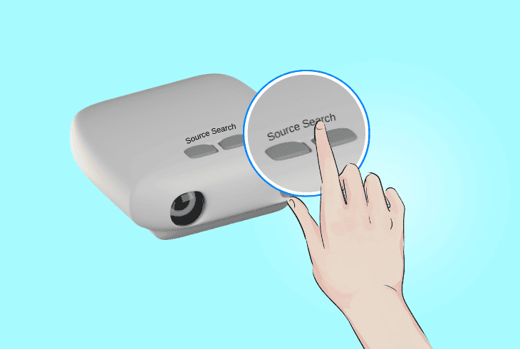 activate “source search” on epson