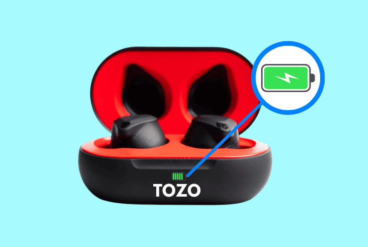 re-charge the tozo earbuds