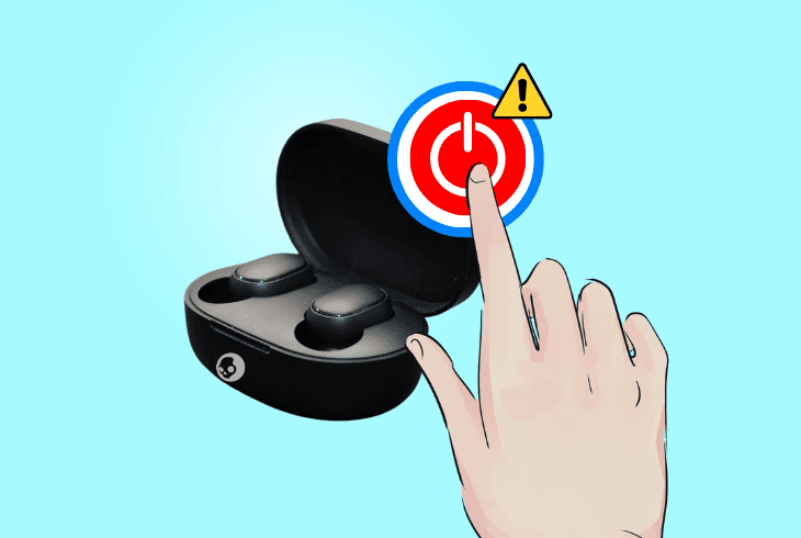 skullcandy wireless earbuds not turning on