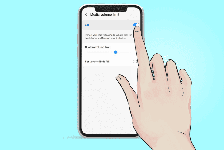 disable volume limits (android)