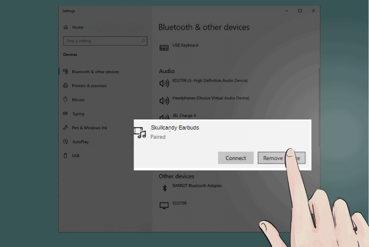 forget re-add earbuds on windows mac