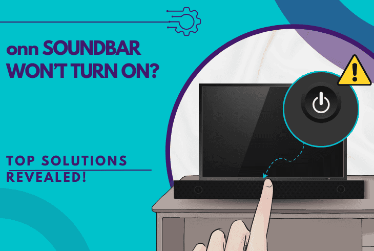 onn soundbar won't turn on