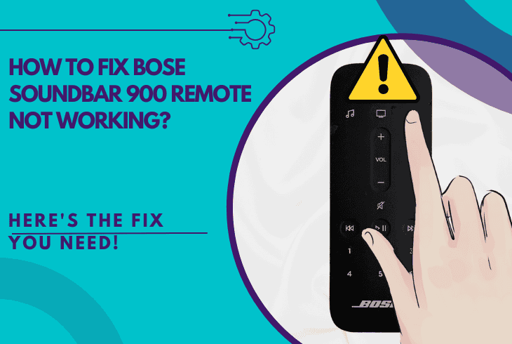 bose soundbar 900 remote not working