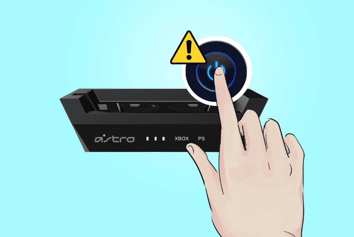 why astro a50 base station turn on
