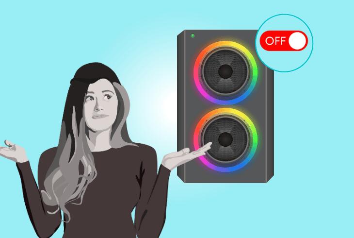 about onn speaker auto power off