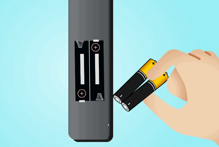 replace your remote’s batteries