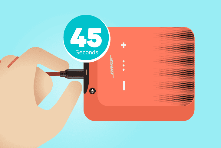 fully re-charge the speaker’s battery