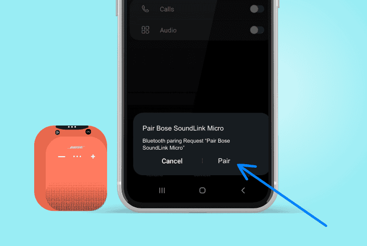 retry the bose pairing over bluetooth