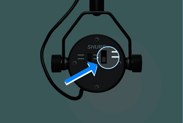 adjust the shure presence boost