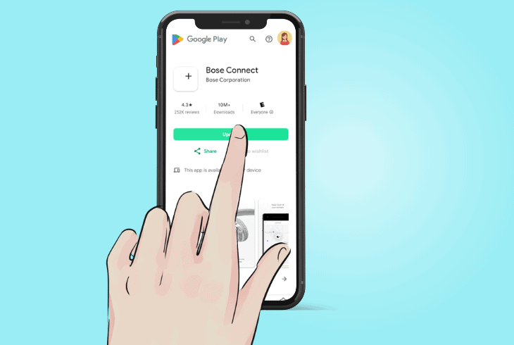 update the bose music app on android