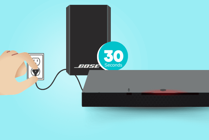 soft reset bose soundbar