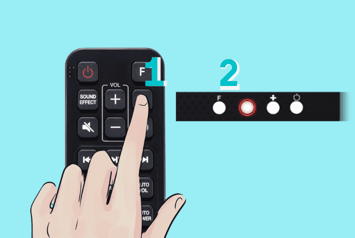 use soundbar’s “clear error” function
