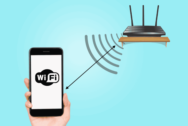 inspect the mobile’s wi-fi connection