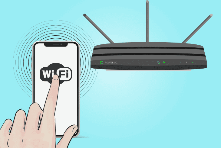 pair mobile with a local wi-fi