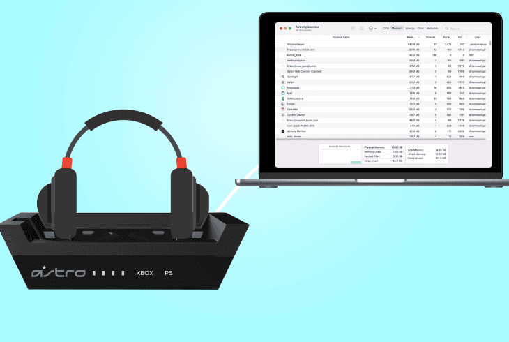 connect astro a50 to a macos computer
