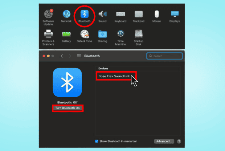 how to connect bose to macos