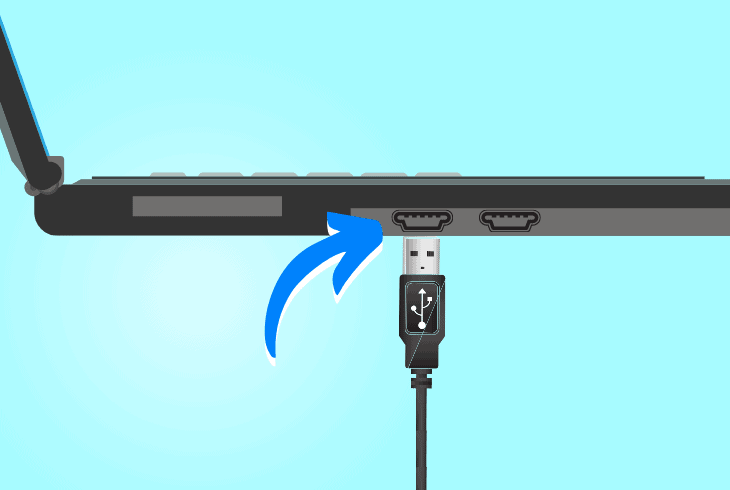 plug base station to motherboard