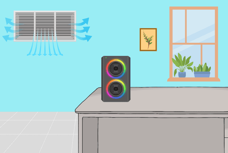prevent speaker from overheating