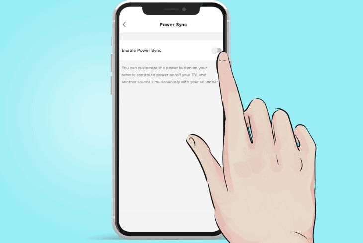 activate bose’s “power sync” feature