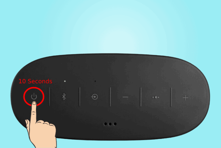 factory reset the bose flex soundlink